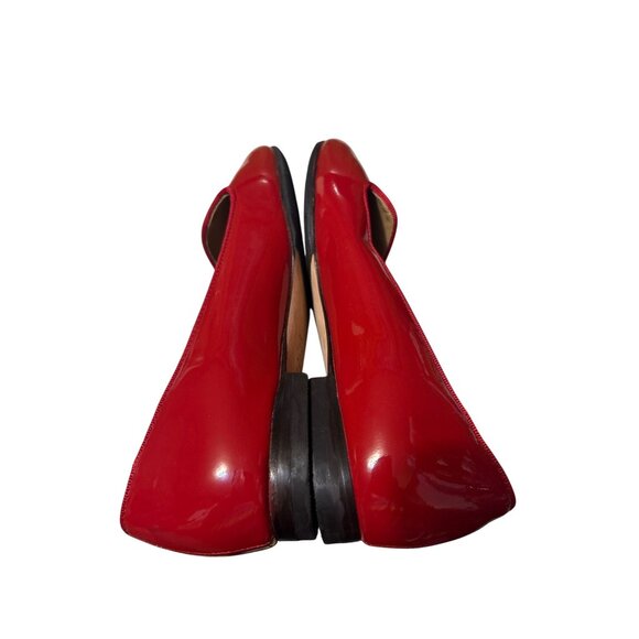 Tory Burch Red Patent‎ Leather Loafers Size 6.5 - Picture 8 of 8